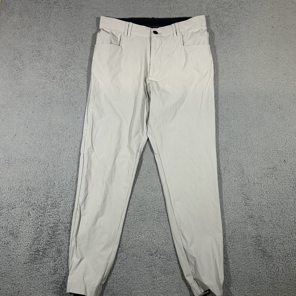 BYLT Premium Basics Everyday Pant 2.0 Beige Skinny Fit Mens 30 Chino #3979